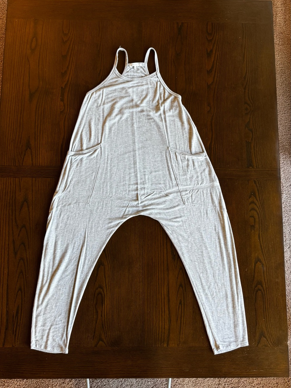 Light Gray Women's Sleeveless Jumpsuit
